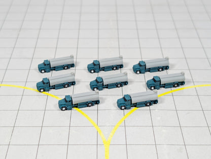 8x REFUELLING FUEL TRUCKS US Style Airport GSE Service Vehicles 1:400 Scale - Limited Edition