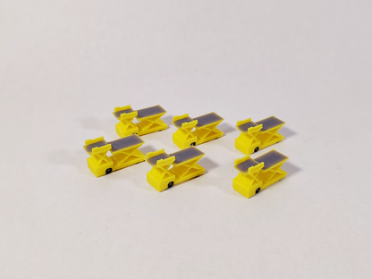 6x Cargo ULD Container High Loader Lift GSE Airport Vehicles 1:400 Scale