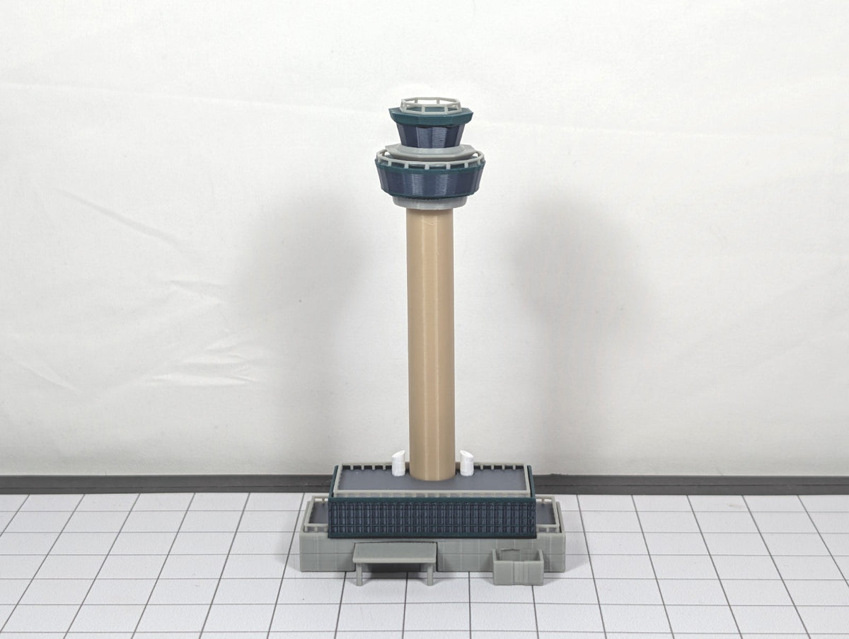 London Stansted Airport ATC Air Traffic Control Tower 1:500 Scale Building Model