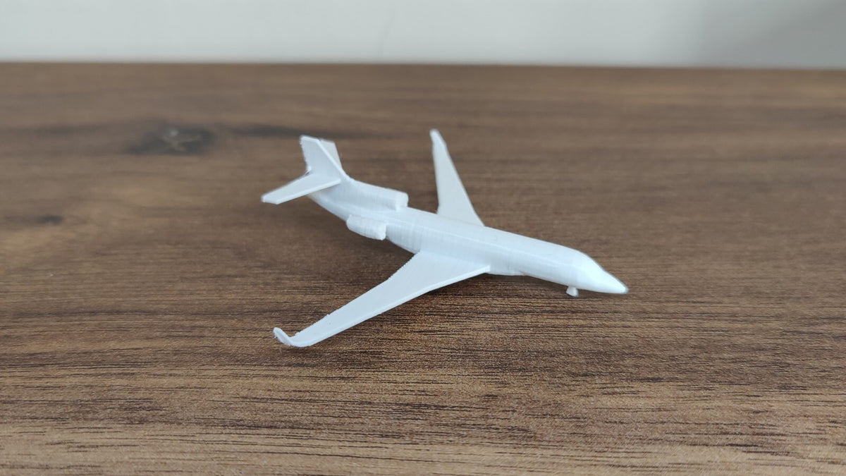 2x Dassault Falcon 8x Business Private Jet Models Scenery Diorama 1:400 Scale (Blank)