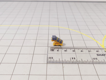 8x White Narrowbody COVERED AIRCRAFT STAIRS Airport GSE Models 1:400 Diorama - DHL Yellow