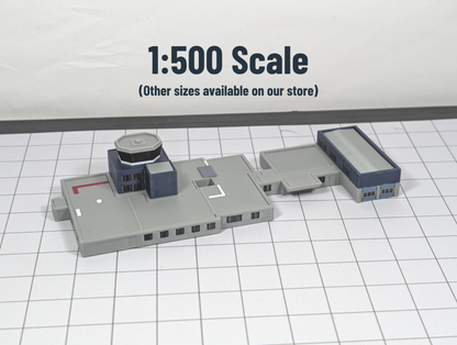 Glasgow Airport ATC Air Traffic Control Tower 1:500 Scale Building Model Scenery