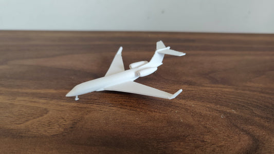 2x Gulfstream G650 Business Private Jet Models Scenery Diorama 1:400 Scale (Blank)