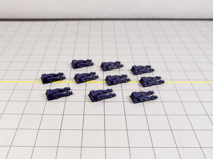10x Airport Aircraft Tow Tugs/Tractors GSE Models 1:400 Scale Diorama