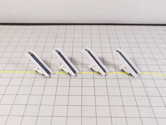 4x Widebody Aircraft Stairs Airport GSE Vehicles 1:200 Scale Diorama