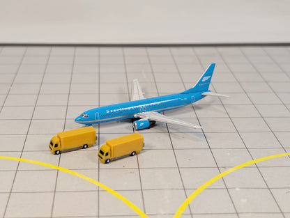Rigid Trucks (x8) Airport Cargo Lorry GSE Vehicles 1:500 Scale Scenery Diorama