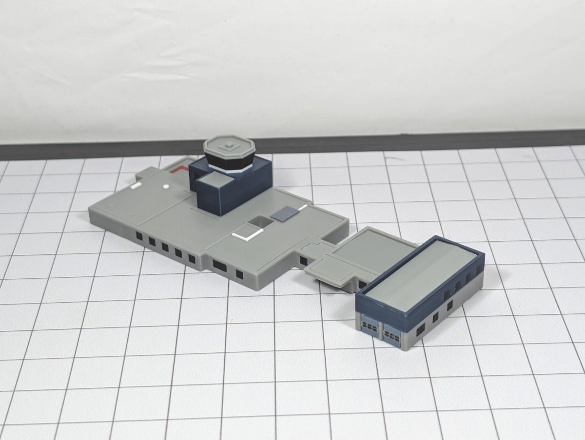 Glasgow Airport ATC Air Traffic Control Tower 1:500 Scale Building Model Scenery