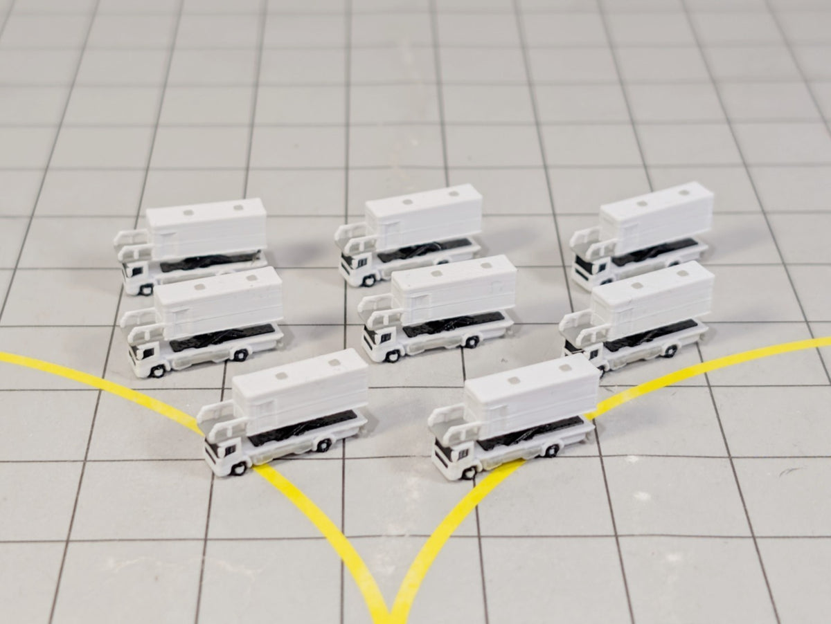 Airport Catering Trucks (x8) Aircraft GSE Vehicles 1:500 Scale - Choose Height