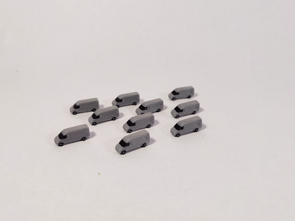 10x Courier Sprinter Vans Cargo Airport Aircraft Vehicles 1:400 Scale