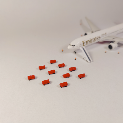 10x Aircraft Ground Power Units (GPU) Airport Vehicle Models 1:400 Scale