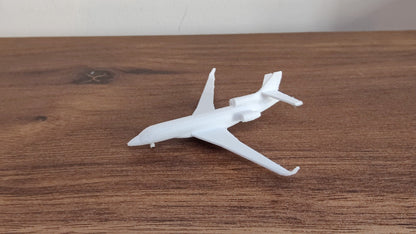2x Dassault Falcon 8x Business Private Jet Models Scenery Diorama 1:400 Scale (Blank)