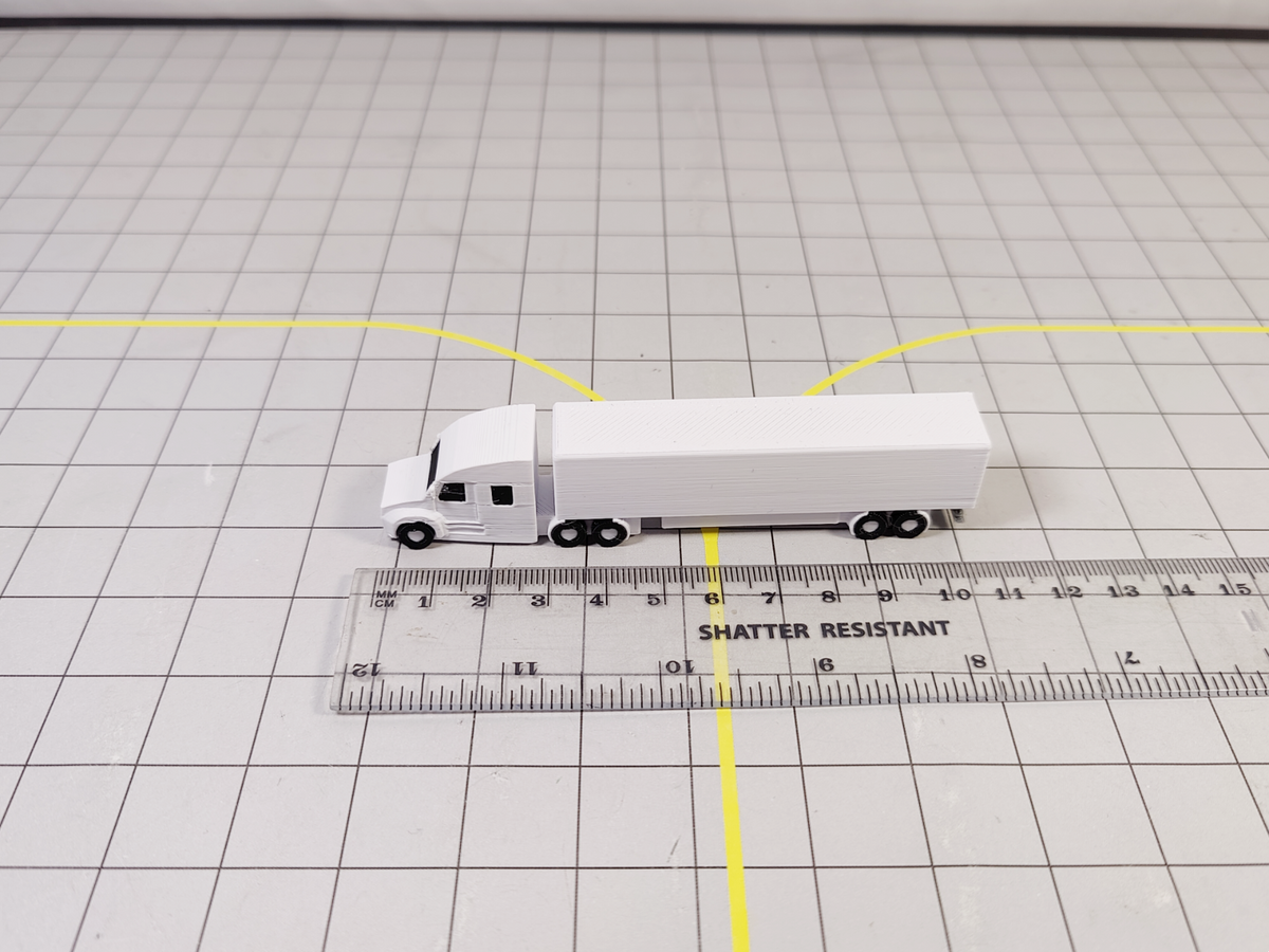 4x Trucks US style (Rotating) Airport GSE Service Vehicles 1:200 Scale Diorama