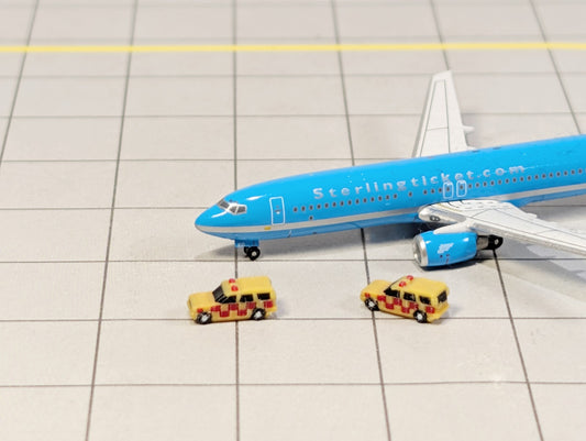 Airport Airfield Operations Land Rover 4x4 Cars (x10) GSE Vehicles 1:500 Scale