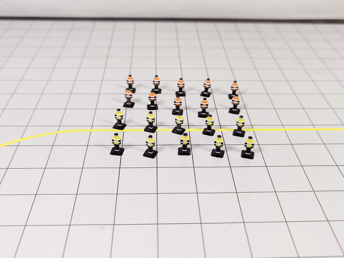20x Airport Ground Crew/Staff People 1:200 Scale Diorama Aircraft GSE Models