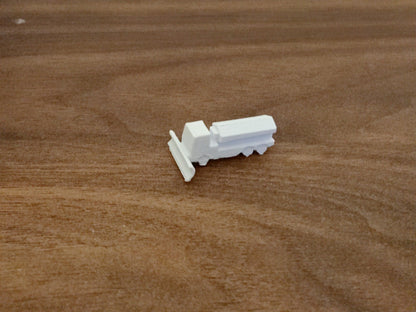 6x Aircraft Snow Plough/Gritter Trucks GSE Vehicles Models 1:400 Scale Diorama (Blank)