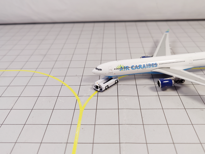 Aircraft Pushback Tugs 8x Widebody Airport GSE White Vehicle Model 1:400 Diorama