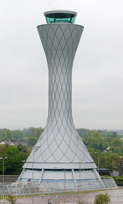 Edinburgh Airport ATC Air Traffic Control Tower 1:400 Scale Building Model
