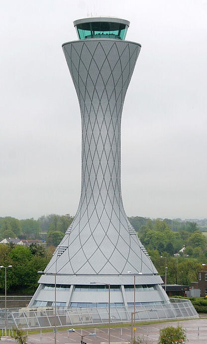 Edinburgh Airport ATC Air Traffic Control Tower 1:400 Scale Building Model