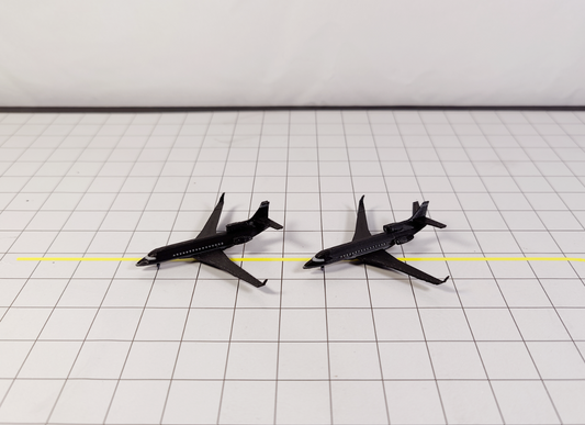2x Dassault Falcon 8X Business Private Jet Models Painted Liveries 1:400 Scale