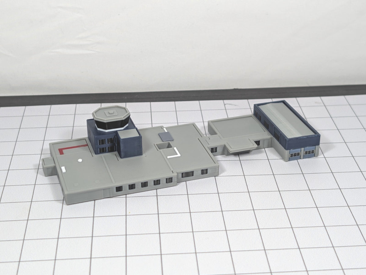 Glasgow Airport ATC Air Traffic Control Tower 1:500 Scale Building Model Scenery