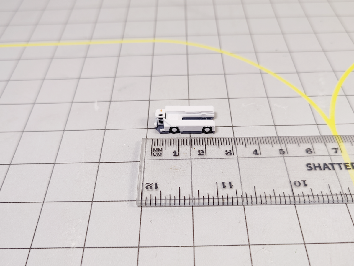 Aircraft Pushback Tugs 8x Widebody Airport GSE White Vehicle Model 1:400 Diorama