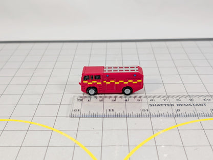 Fire Trucks (x4) Airport GSE Emergency Rescue MPRV Vehicles 1:200 Scale Scenery