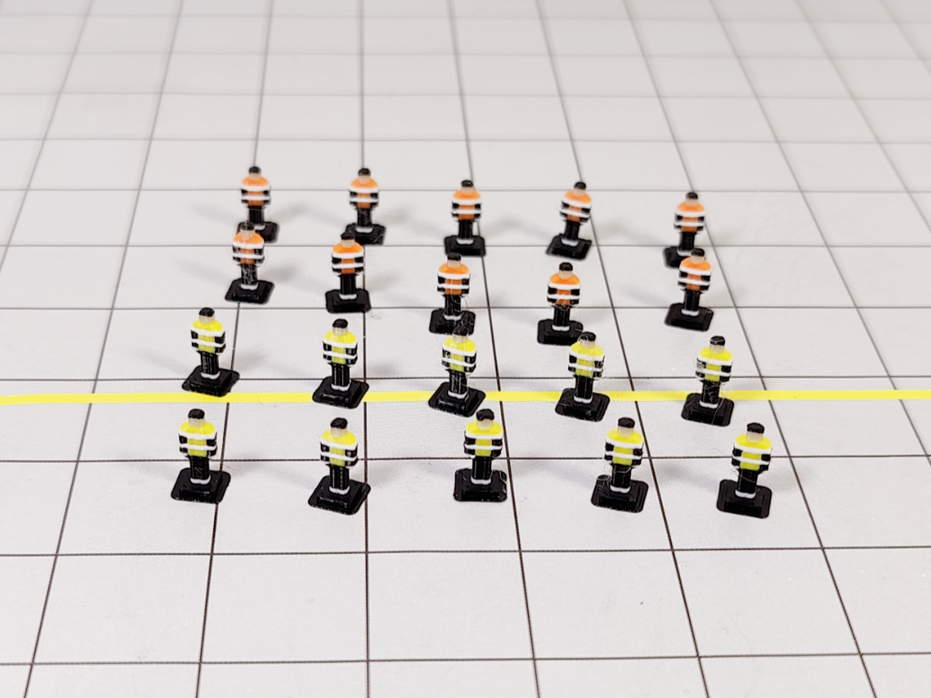 20x Airport Ground Crew/Staff People 1:200 Scale Diorama Aircraft GSE Models