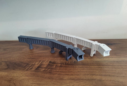 Widebody Air Jet Bridge Gate Grey/White/Black 1:200 Scale Airport Diorama