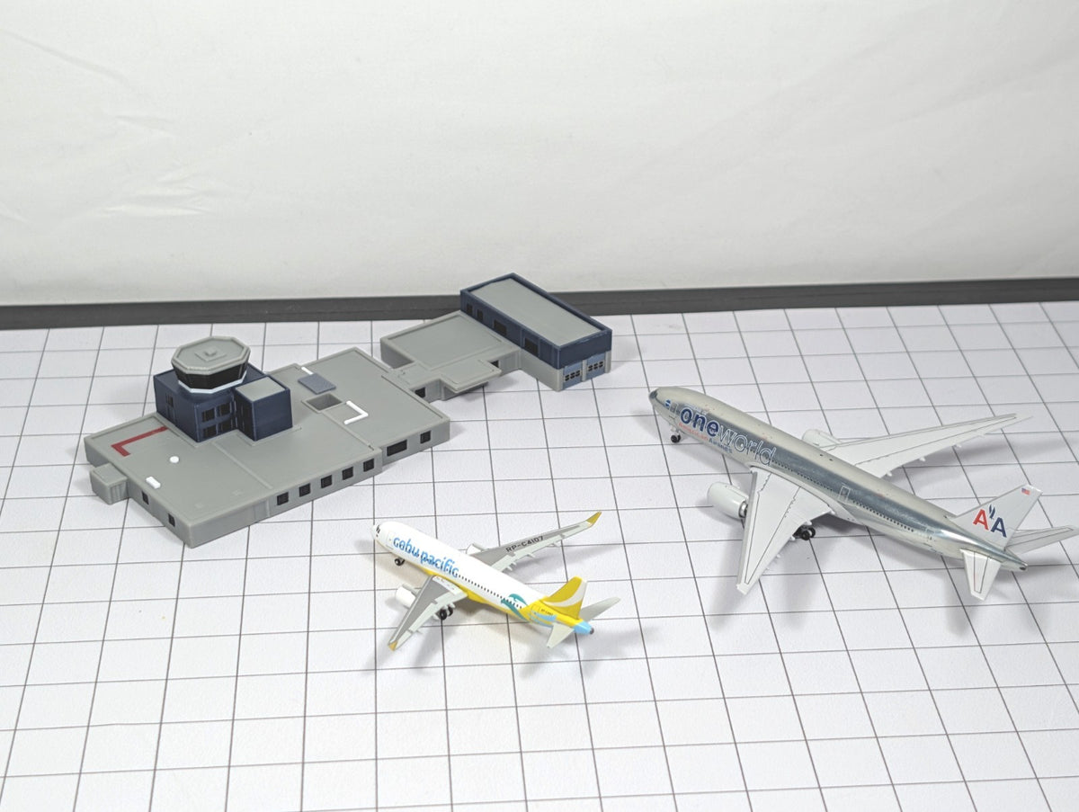 Glasgow Airport ATC Air Traffic Control Tower 1:500 Scale Building Model Scenery