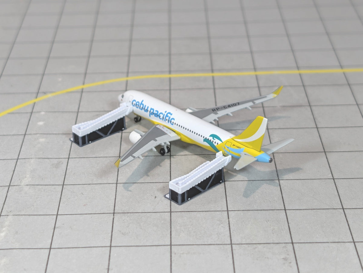 Aircraft GSE Boarding Ramps (x8) Airport Passenger Ramp Models 1:500 Diorama