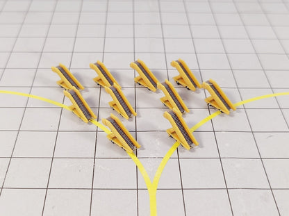 10x Narrowbody Aircraft Stairs Airport GSE Vehicles 1:400 Scale Diorama