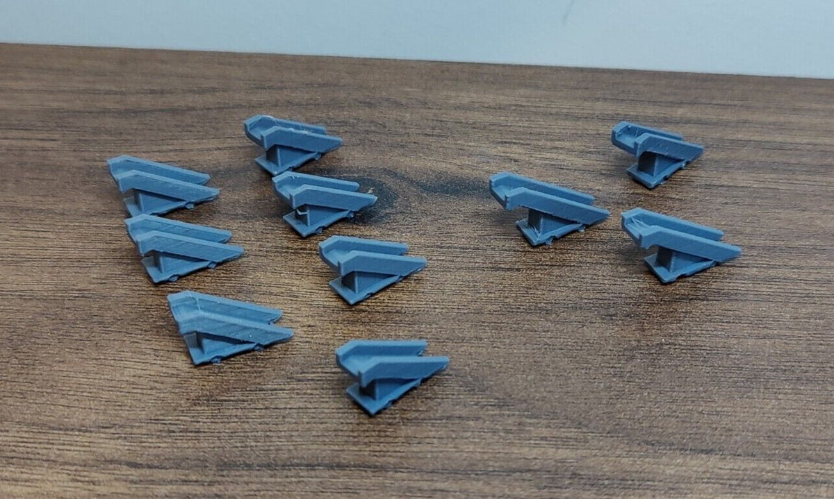 10x Aircraft Stairs Airport GSE Service Equipment Models 1:400 Scale Diorama (Blank)