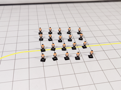 20x Airport Ground Crew/Staff People 1:200 Scale Diorama Aircraft GSE Models