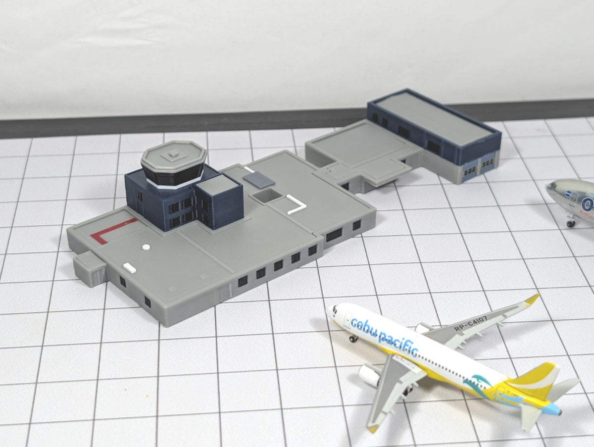 Glasgow Airport ATC Air Traffic Control Tower 1:500 Scale Building Model Scenery