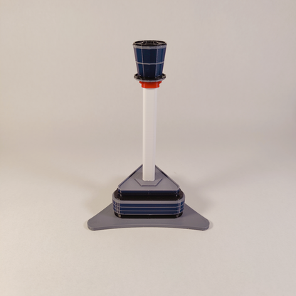 Heathrow Airport ATC Air Traffic Control Tower Diorama Model 1:500 Scale Custom