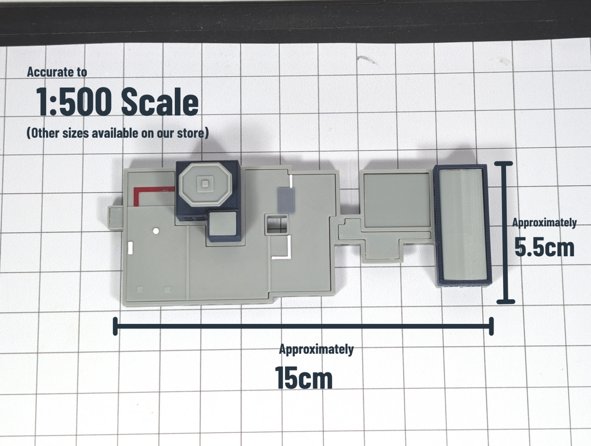 Glasgow Airport ATC Air Traffic Control Tower 1:500 Scale Building Model Scenery