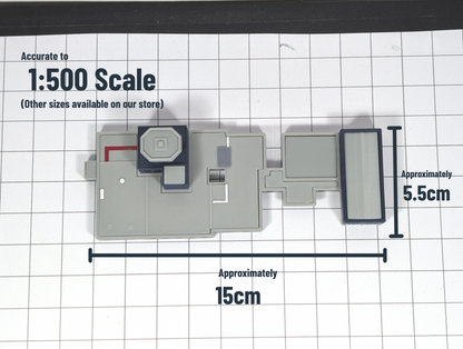 Glasgow Airport ATC Air Traffic Control Tower 1:500 Scale Building Model Scenery