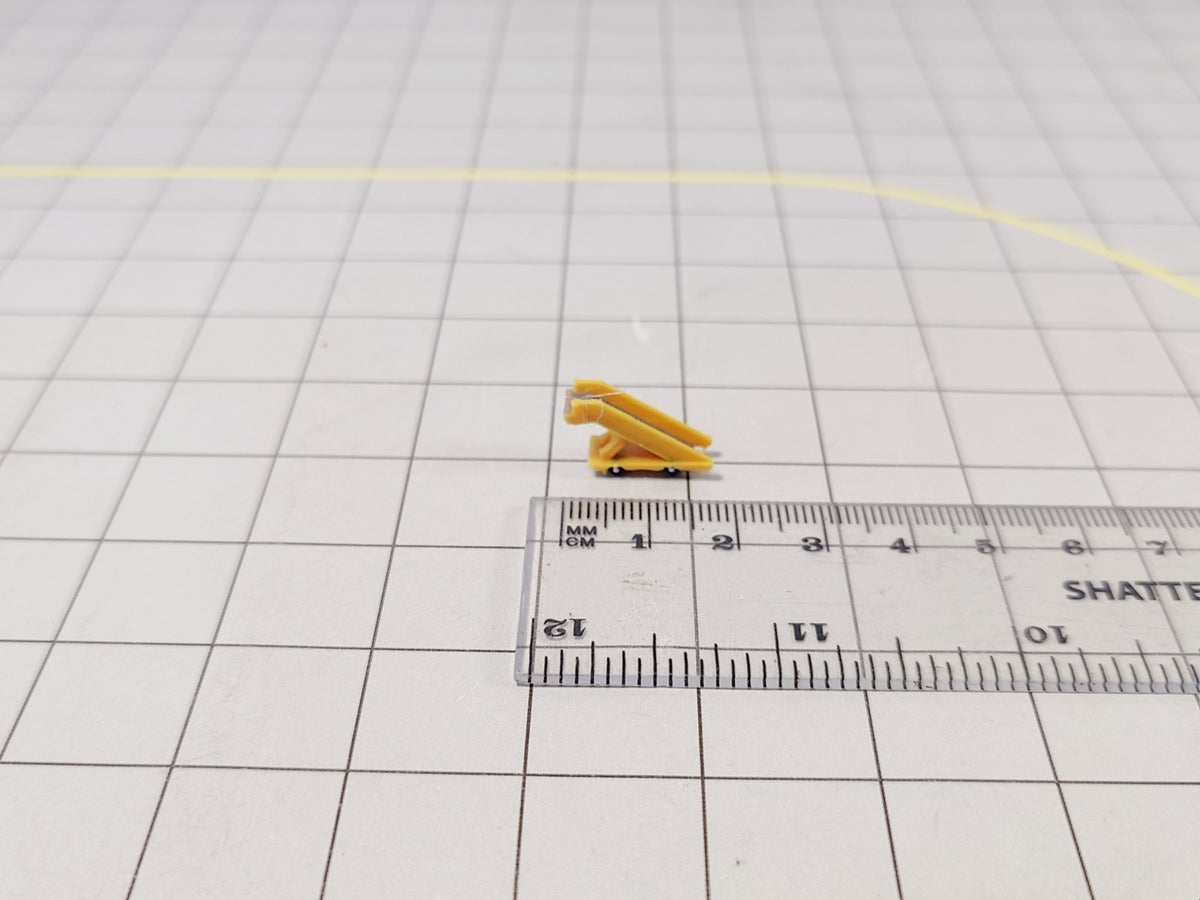 10x Narrowbody Aircraft Stairs Airport GSE Vehicles 1:400 Scale Diorama