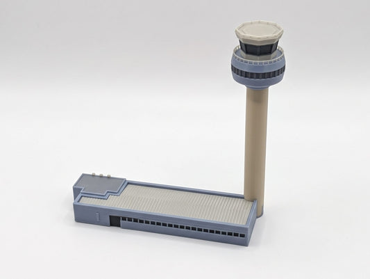 EAST MIDLANDS AIRPORT ATC Air Traffic Control Tower 1:400 Scale Building Model