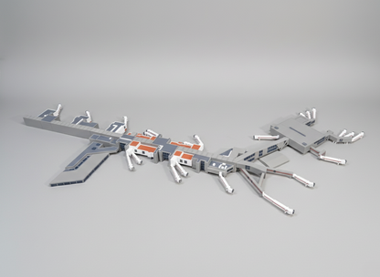 LONDON HEATHROW Terminal 3 (T3) 1:400 Scale Building Model Diorama + Bridges