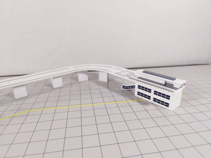 Airport APM Automated People Mover Sky Train Model 1:400 Scale Airport Diorama