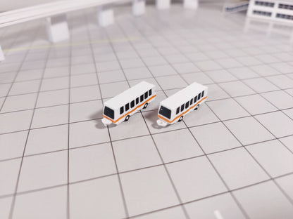 Airport APM Automated People Mover Sky Train Model 1:400 Scale Airport Diorama