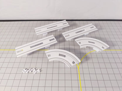 Airport APM Automated People Mover Sky Train Model 1:400 Scale Airport Diorama