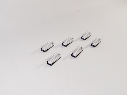 6x Passenger Boarding Ramps Narrowbody Aircraft Airport GSE Models 1:400 Diorama