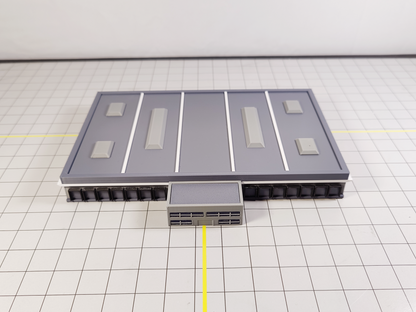 Cargo Terminal Building Facility 1:400 Scale Airport Aircraft GSE Model Diorama