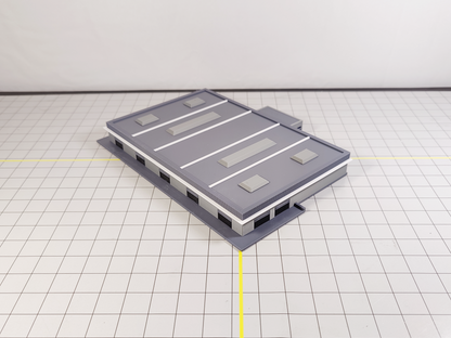 Cargo Terminal Building Facility 1:400 Scale Airport Aircraft GSE Model Diorama