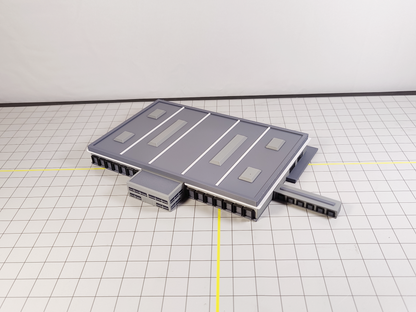 Cargo Terminal Building Facility 1:400 Scale Airport Aircraft GSE Model Diorama
