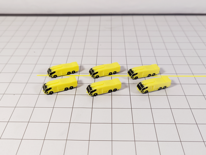 6x Airport Panther Fire Trucks Aircraft GSE Equipment 1:400 Scale Diorama