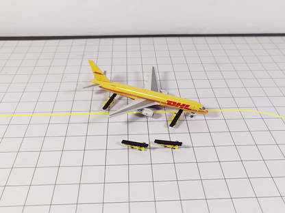 10x Narrowbody Belt Baggage Loaders GSE Airport Vehicles Models 1:400 Scale