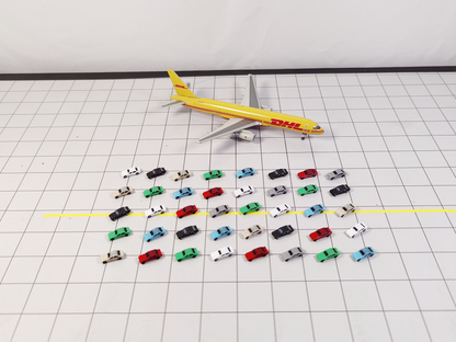 40x Car Vehicles Assorted Set Airport/Aircraft Scenery Custom Models 1:400 Scale